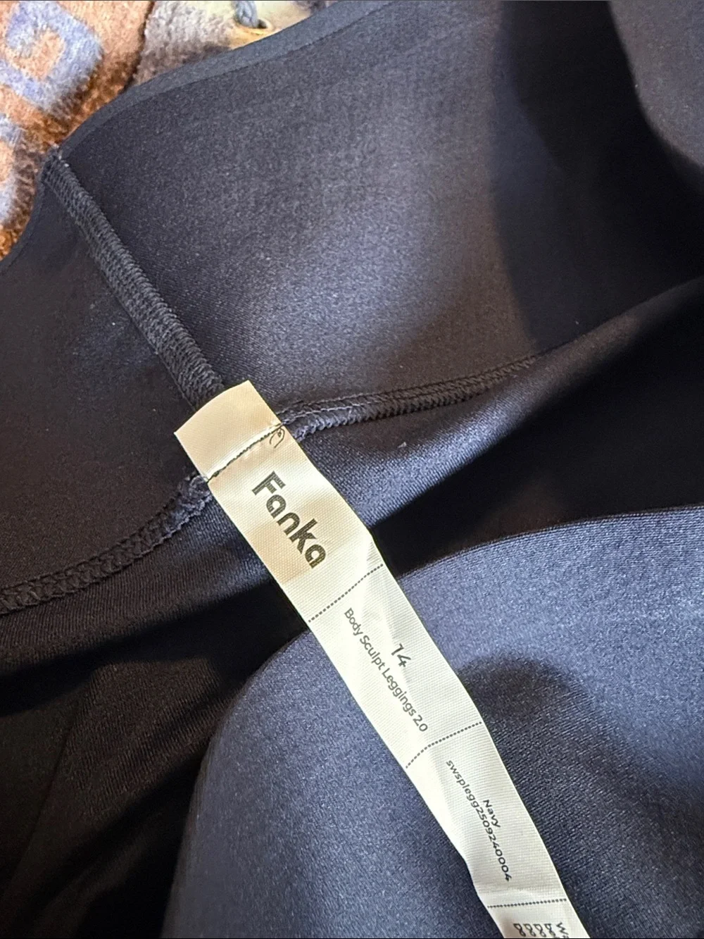 Fanka Body Sculpt Leggings 2.0 Navy Sz 14